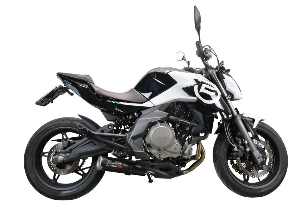 Escape GPR M3 negro de titanio para CF Moto 650 MT 2019-2020