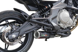 Escape GPR M3 negro de titanio para CF Moto 650 MT 2019-2020