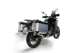 Maletas laterales GPR TECH de aluminio plateado para CF Moto 800 MT Touring 2022-2024 (38 litros + 32 litros)