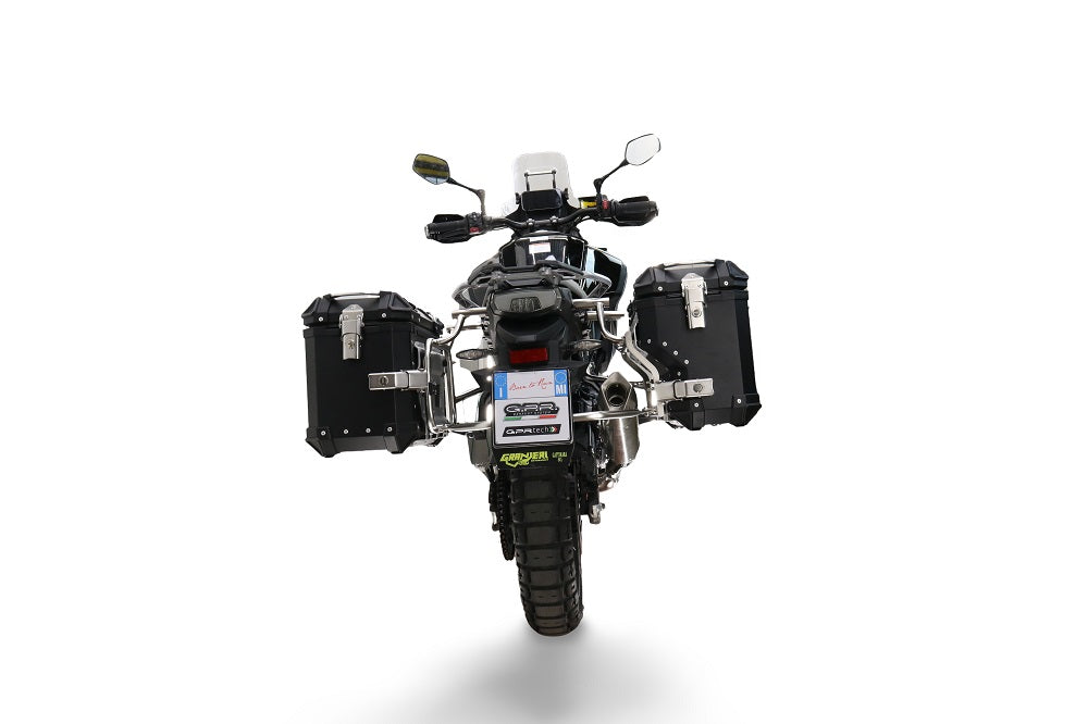 Cf Moto 450MT 2023-2025 Side Cases 38 Liters + 32 Liters GPR TECH Black Aluminum