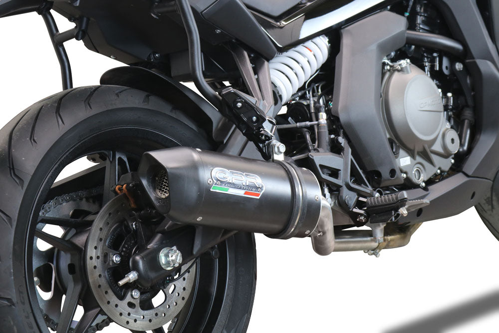 Escape GPR Furore Nero Slip-On para CF Moto 650 GT 2022-2024