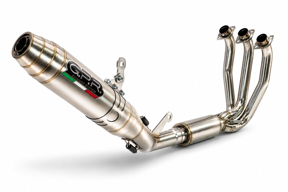 Échappement GPR Deeptone Inox Système Complet pour CF Moto 675SS 2024-2027