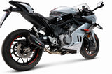 CF Moto 675 NK 2024-2027 Exhaust GPR GP-Revo Black Titanium Full System - photo 2