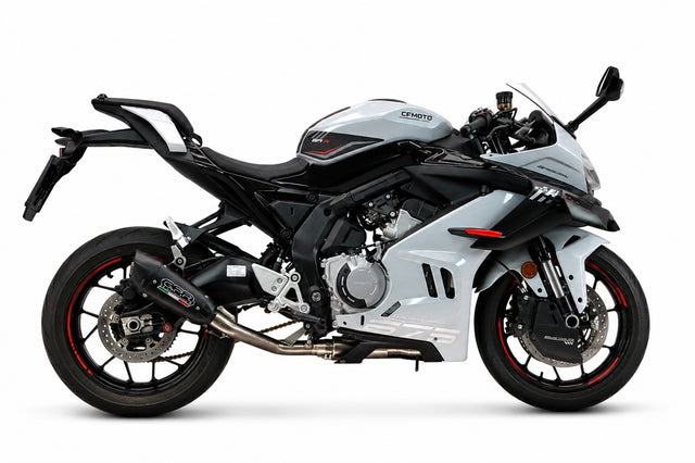 CF Moto 675 NK 2024-2027 Exhaust GPR GP-Revo Black Titanium Full System - photo 1