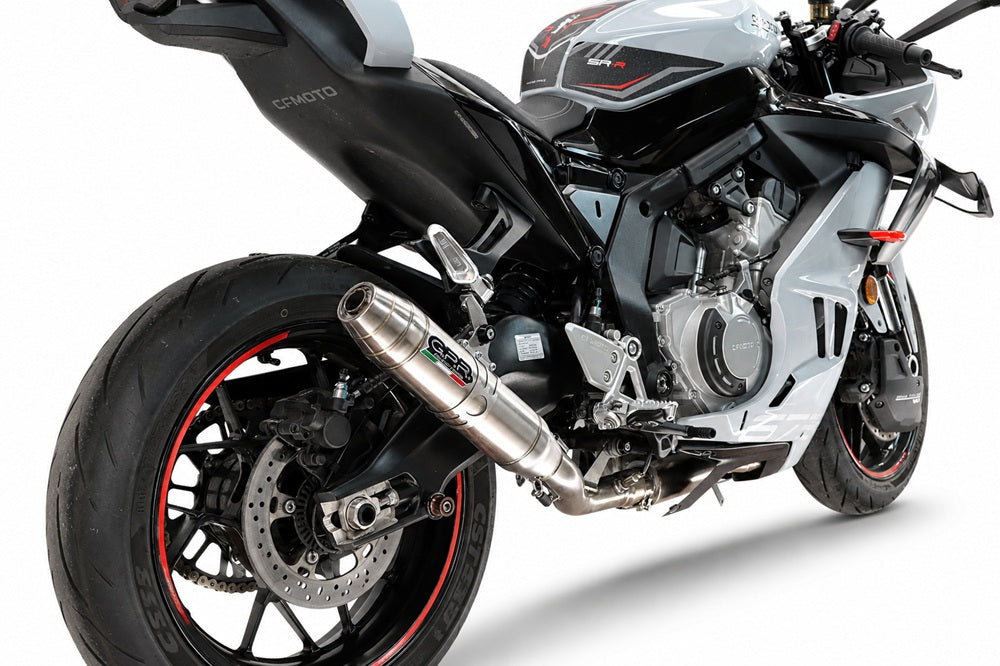 Escape GPR Deeptone Inox Sistema Completo para CF Moto 675 NK 2024-2027
