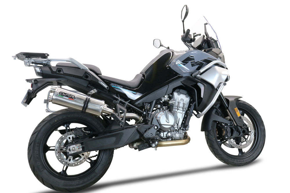 Escape GPR doble de titanio deslizante para CF Moto 800 MT Touring 2022-2024