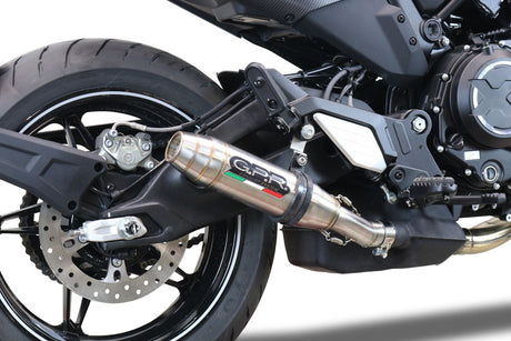 CF Moto 700 CL-X Adv 2025-2026 Exhaust GPR Deeptone Inox Slip-On - photo 8