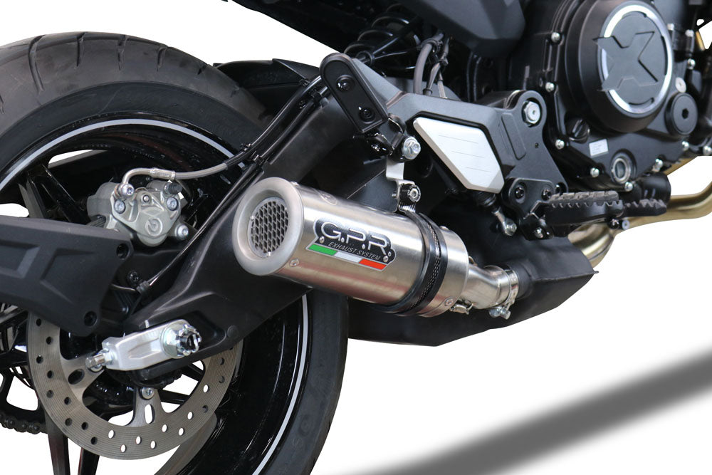 CF Moto 700 CL-X Heritage 2022-2024 Exhaust GPR M3 Inox Slip-On - photo 8