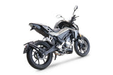 Escape GPR Deeptone Inox para Cf Moto 300 NK 2022-2024, sistema completo