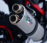 Escape GPR doble de acero inoxidable deslizante para Honda CRF 1100 L Africa Twin Adventure Sport 2020-2025