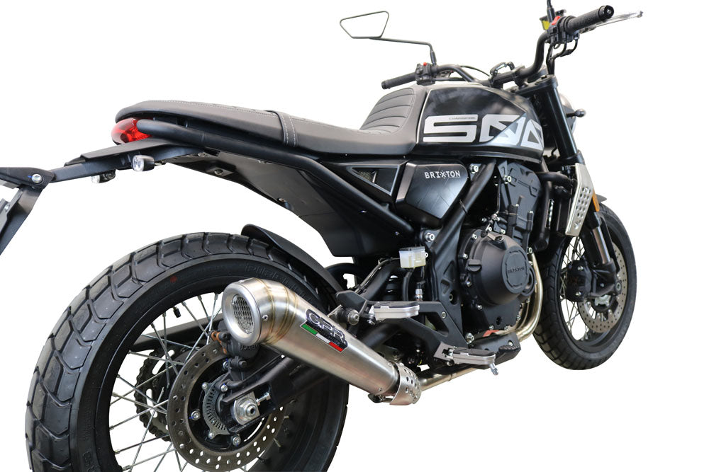 Brixton Crossfire 500X 2022-2023 Exhaust GPR Powercone Evo Slip-On