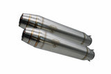 Moto Guzzi 1000 GT 1987-1993 Exhaust GPR Deeptone Inox Cafè Racer Dual Silencers Only