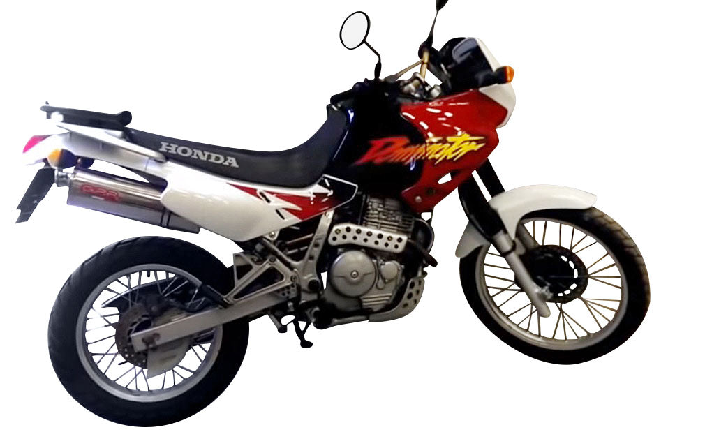 Escape GPR Trioval Mid, sistema completo de carrera para Honda Dominator NX650 1988-2001