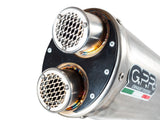 Escape GPR doble de acero inoxidable Slip-On para Ducati Multistrada V4S 2022-2024