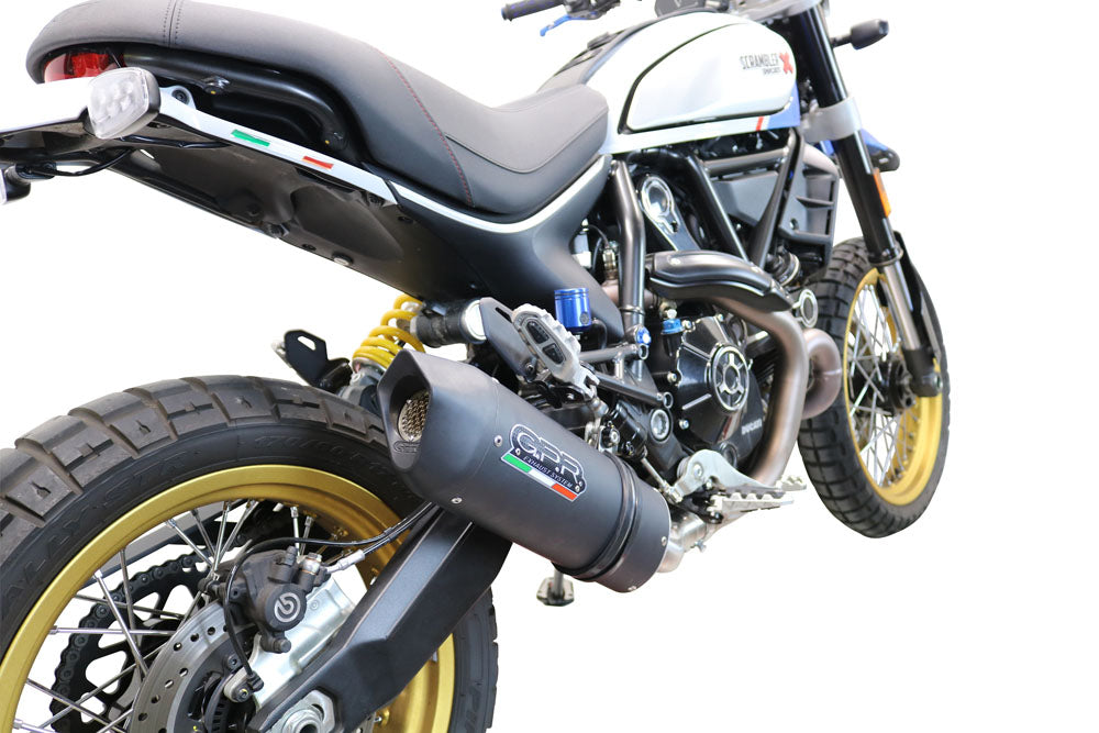 Ducati Scrambler 800 2021-2022 Exhaust GPR Furore Nero Slip-On Catalyzed