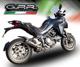 Escape GPR M3 Titanio Natural Slip-On para Ducati Multistrada 1260 2018-2020