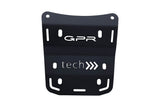 Placa de montaje para baúl superior Ducati Multistrada V4 - V4S - V4S Sport 1100 2021-2024 (35 litros - 55 litros) GPR TECH Aluminio negro