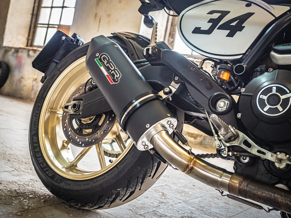Ducati Scrambler 800 2017-2020 Exhaust GPR Furore Nero Slip-On