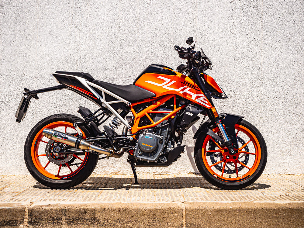 Escape GPR Deeptone Inox Slip-On Race para KTM 250 Duke 2017-2020