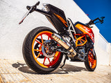 Escape GPR Deeptone Inox Slip-On Race para KTM 125 Duke 2017-2020