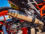 Escape GPR Deeptone Inox Slip-On Race para KTM RC125 2017-2020
