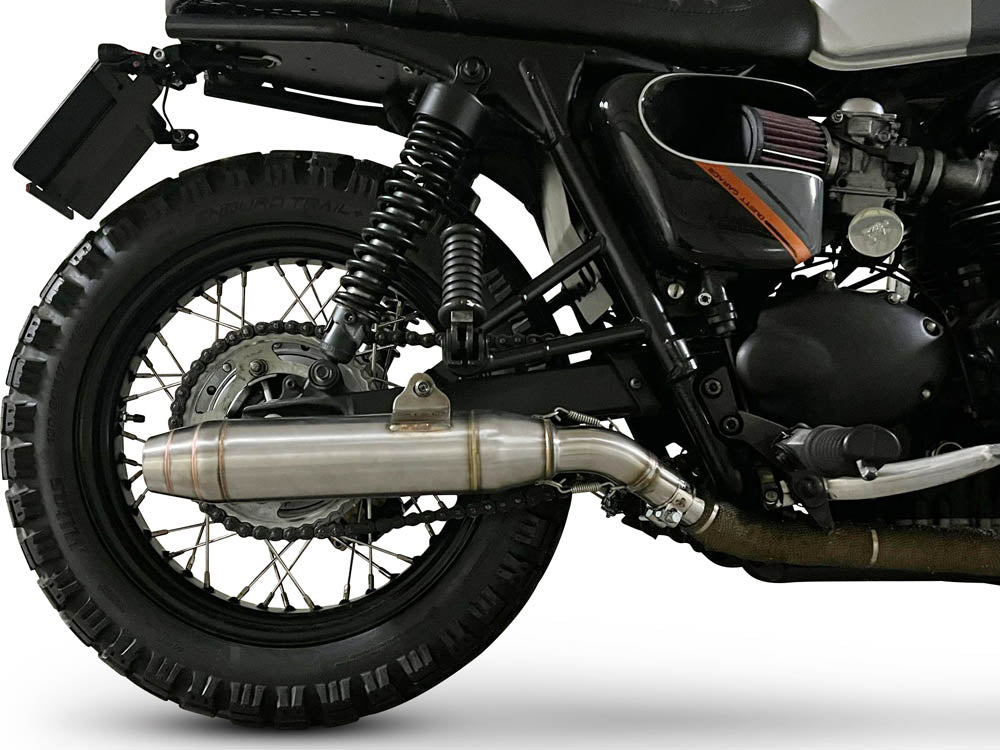 Triumph BONNEVILLE T100 2001-2014 Exhaust GPR Deeptone Inox Dual Slip On Race