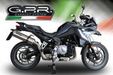 BMW F750GS 2018-2020 Exhaust GPR Satinox Slip-On