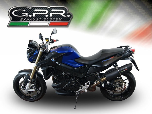 BMW F800R 2017-2019 Exhaust GPR Furore Evo4 Nero Slip-On