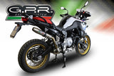 BMW F850GS - Adventure 2018-2020 Exhaust GPR Deeptone Inox Slip-On