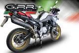 BMW F900Gs Adventure 2024-2025 Exhaust GPR Furore Evo4 Nero Slip-On