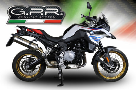 BMW F850GS - Adventure 2021-2024 Exhaust GPR Satinox Slip-On - photo 7