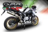 BMW F850GS - Adventure 2018-2020 Exhaust GPR Satinox Slip-On