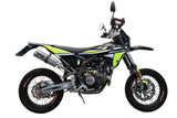 Escape Fantic Motor 125 XMF Motard Competición/Rendimiento 2021-2023 GPR M3 Inox Slip-On Race