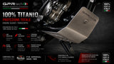 Cubrecárter GPR TECH, titanio, para F.B. Mondial Smx 125 Enduro 2021-2023