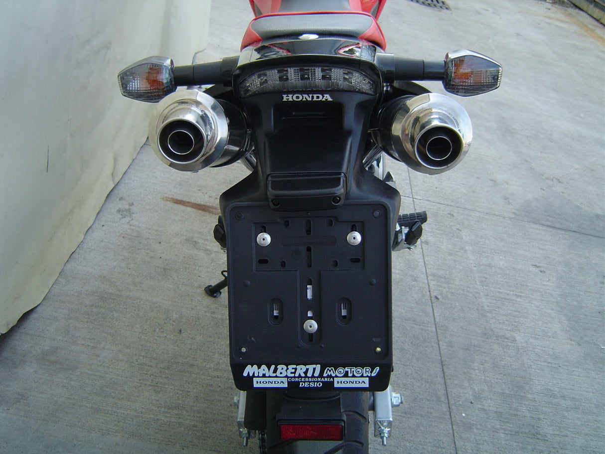 Escape GPR Inox Tondo Dual Slip On para Honda Fmx 650 2005-2008