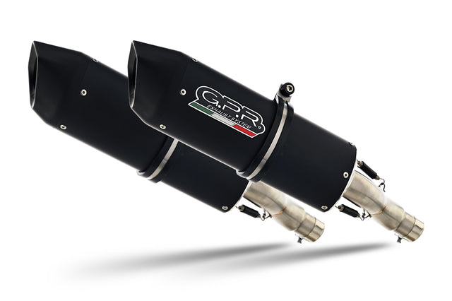 Aprilia Pegaso 3 650 1997-2004 Exhaust GPR Furore Nero Dual Slip On - photo 1