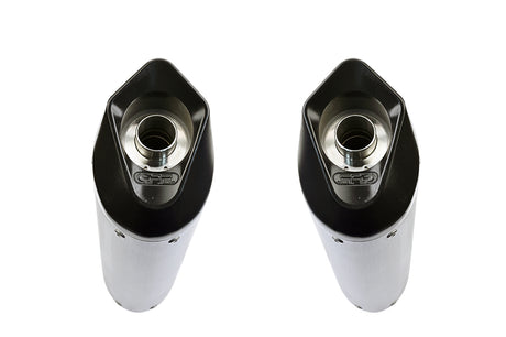 Aprilia Pegaso 650 Ga 1992-1996 Exhaust GPR Furore Nero Dual Slip On - photo 3