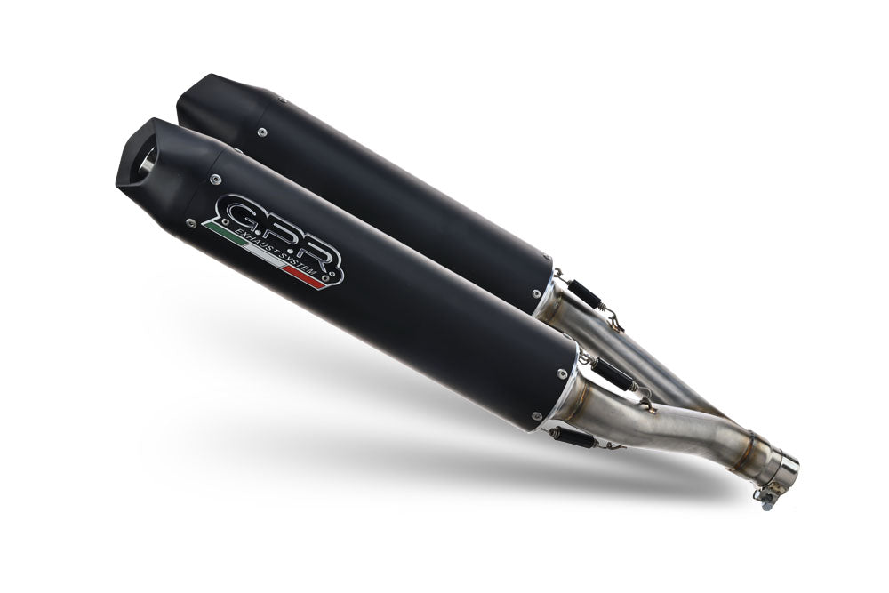 Yamaha R1 2007-2008 Exhaust GPR Furore Nero Dual Slip On