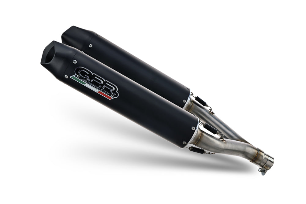 Aprilia Dorsoduro 900 2017-2020 Exhaust GPR Furore Nero Dual Slip On