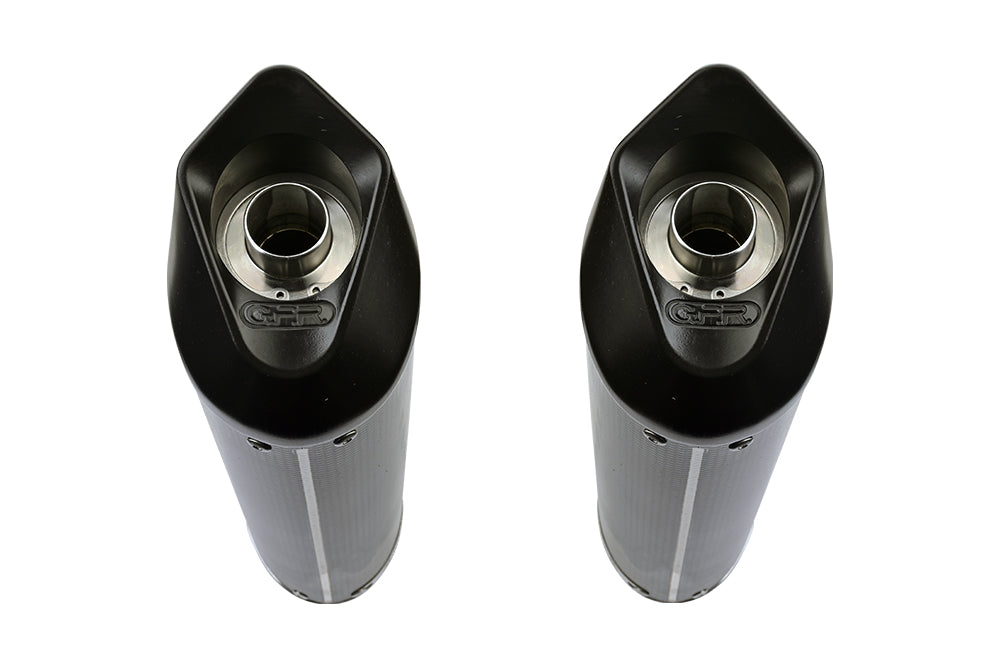 Triumph Speed Triple 1050 2005-2010 Exhaust GPR Furore Poppy Dual Slip On Race