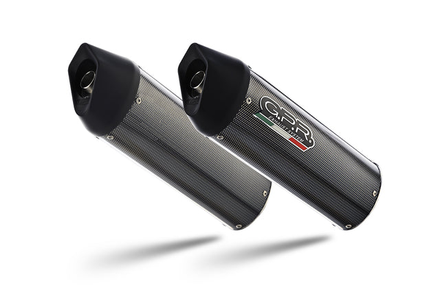 BMW R1200S 2006-2008 Exhaust GPR Furore Poppy Dual Slip On - photo 1