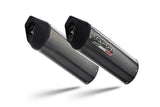Escape GPR Furore Poppy Dual Slip On para Ducati Monster S4 2001-2003