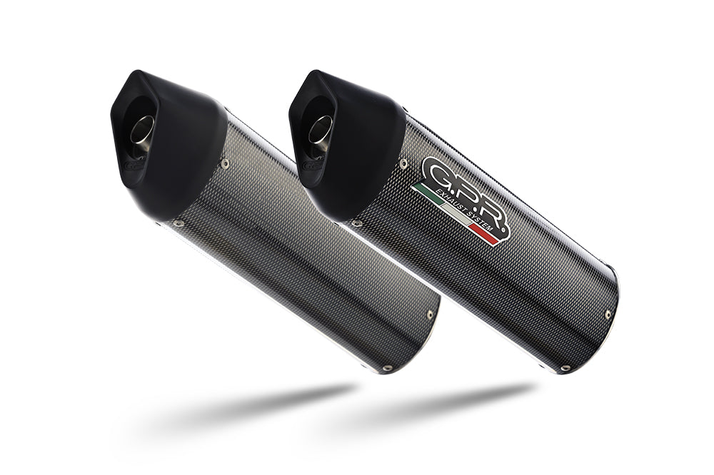 Escape GPR Furore Poppy Dual Slip On Race para Ducati Monster 1100 2009-2010