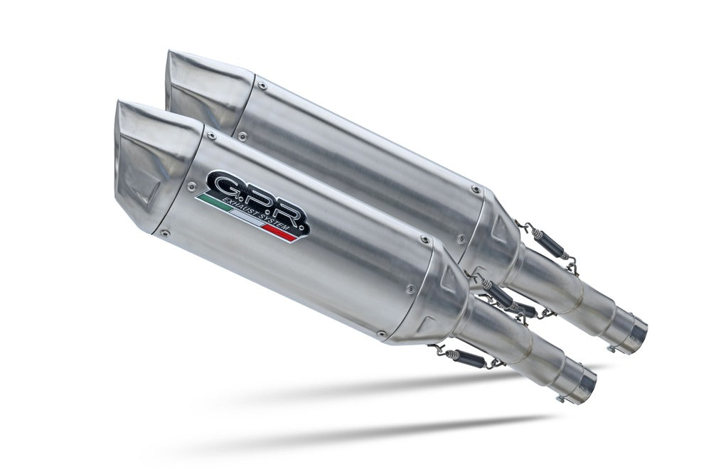 Échappement GPR Furore-X Inox Slip-On Double High Level pour Ducati ST3 2004-2007
