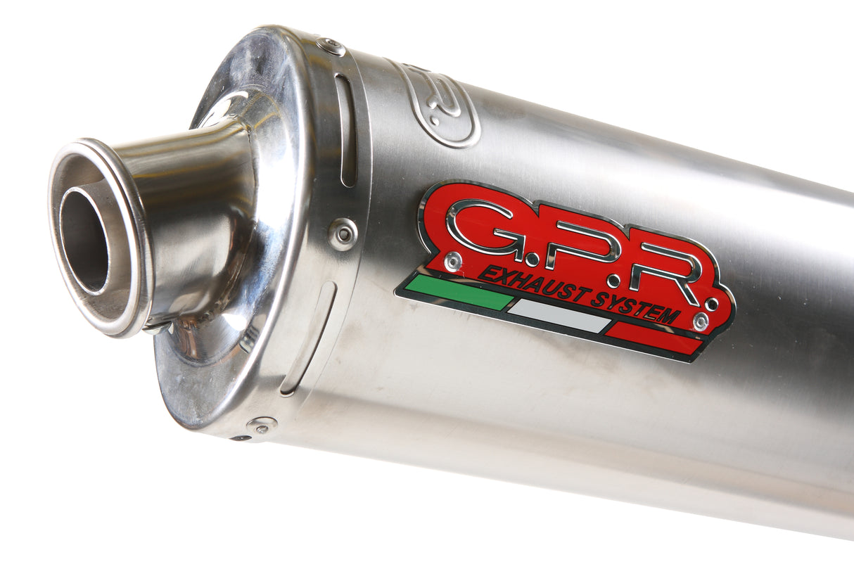 Kawasaki ZRX1200 2002-2008 Exhaust GPR Inox Tondo Bolt-On