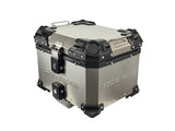 Titanium Universal Top Case GPR Tech ALPI-TECH 35 Liters Natural Color