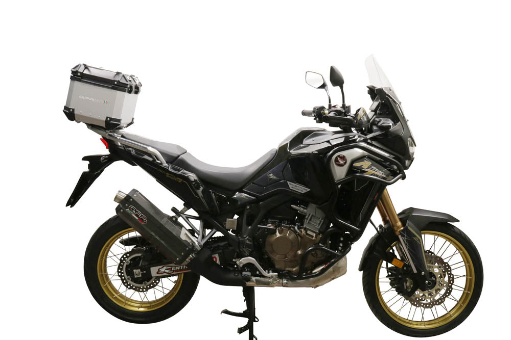 Baúl superior Honda CRF1100L Africa Twin 2020-2024 35 litros GPR TECH Aluminio plateado