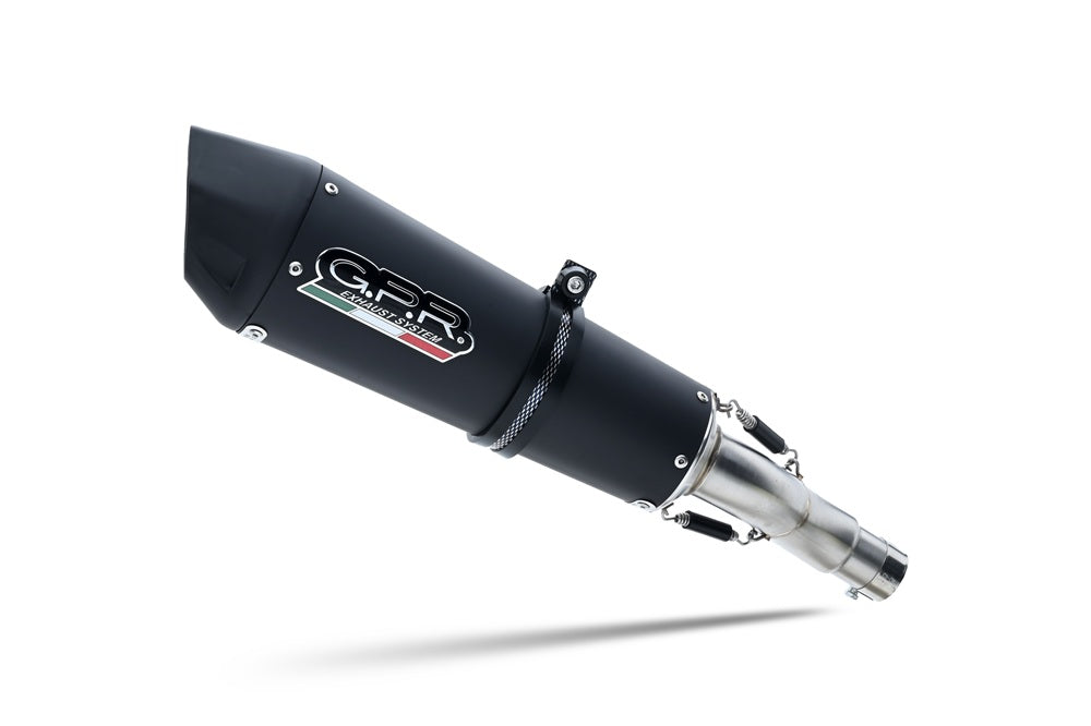 Échappement GPR Grand Prix Evo Black Titanium Slip-On pour Honda CB500F 2021-2025