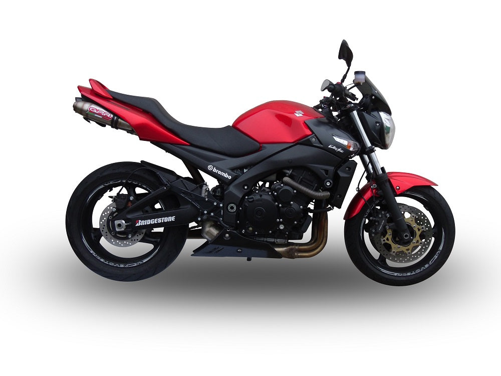 Escape GPR Deeptone Inox Dual Slip On para Suzuki GSR600 2006-2011