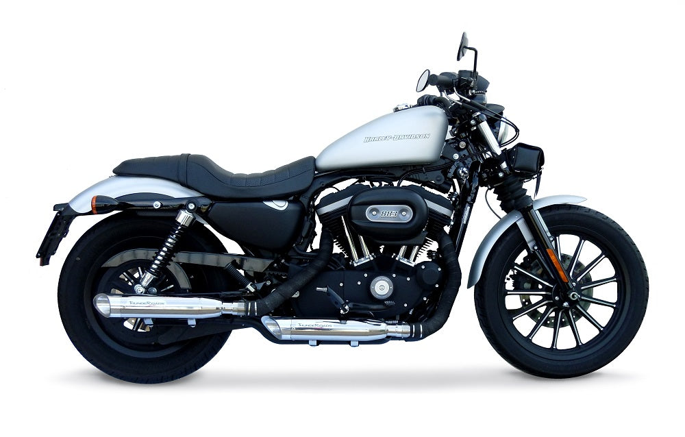 Escape GPR Slash Inox Dual Slip On para Harley Davidson Sportster 1200 2010-2018